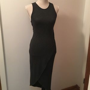 Lush Sleeveless Ribbed Dress